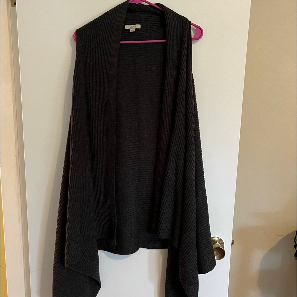 LOFT, one size, sleeveless cardigan